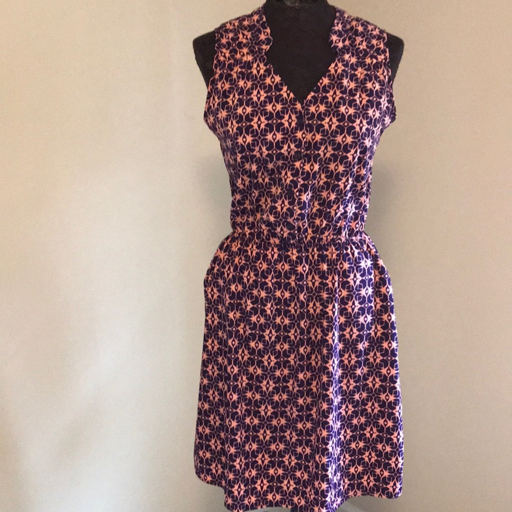 41 Hawthorn Geometric Print Shift with pockets